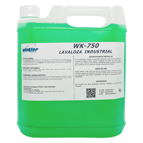 Lavaloza concentrado Winkler WK-750 5 litros